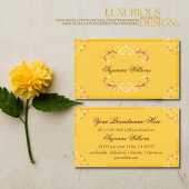 タンジェリン華美オレンジの目を引くインスピレーション 名刺