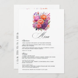 タンジェリン、ホットピンク王室のと紫 メニュー