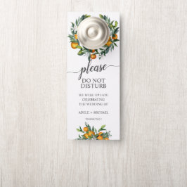 タンジェ鮮やかリン結婚のゲストは邪魔しない ドアノブサイン