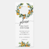 タンジェ鮮やかリン結婚のゲストは邪魔しない ドアノブサイン (正面)