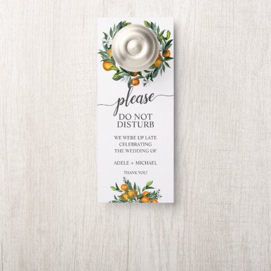 タンジェ鮮やかリン結婚のゲストは邪魔しない ドアノブサイン (ノブ)