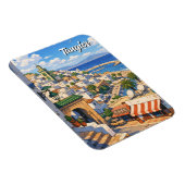 タンジェ モロッコ 旅行 マグネット (右側)