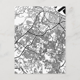 タンジェ モロッコ 都市地図 ポストカード