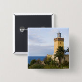 タンジエモロッコライトハウスアットキャップスパルテル 缶バッジ (正面&裏面)