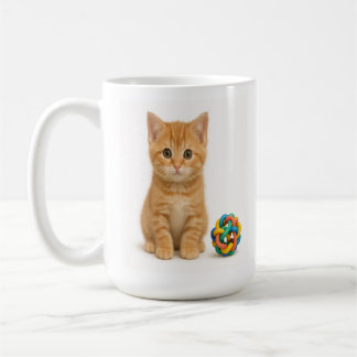 タンジトラブルオレンジ虎猫キッテン コーヒーマグカップ