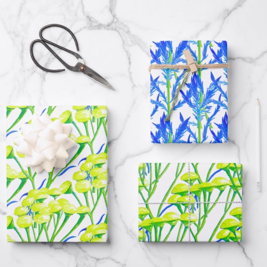 タンジーのラッピング紙セット3 ラッピングペーパーシート (正面)