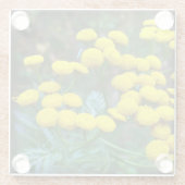 タンジーの花 ガラスコースター (裏面)