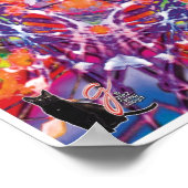 タンジーズ万華鏡のように千変万化するパターン ポスター (角)