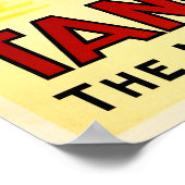 タンジールザニアレストイーストモロッコヴィンテージトラベル ポスター (角)