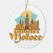 タンジールモロッコ セラミックオーナメント (左)