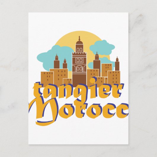 タンジールモロッコ ポストカード (正面)