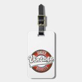 タンジールヴィンテージロゴ ラゲッジタグ (正面縦)