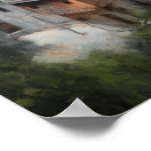 タンジール絵画モロッコのプリントポスター ポスター (角)