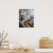 タンジール絵画モロッコのプリントポスター ポスター (キッチン)