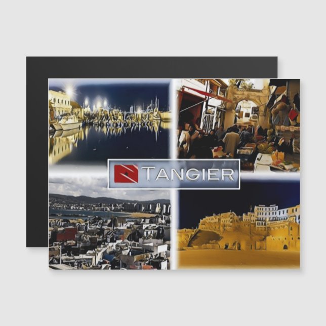 タンジール – マロッコ – モザイク –  (正面/裏面)