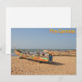 タンジ、ガンビアのカード (正面/裏面)