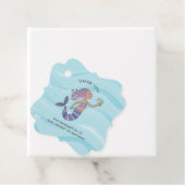 タンスキンパープルマーメイドとウミガメ誕生日 フェイバータグ (インサイチュ)