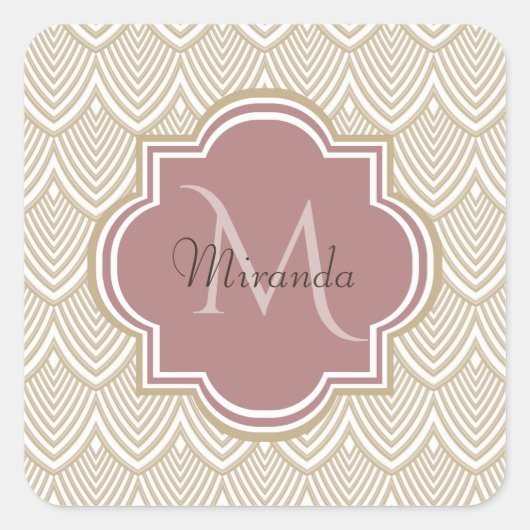 タンスタイリッシュアーチ型ホタテ スクエアシール (正面)