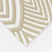 タンスタイリッシュアーチ型ホタテ フリースブランケット (角)