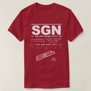 タンソンニャット国際的エアポートSGN Tシャツ