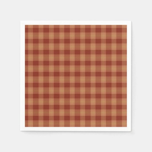 タンタータンチェック紙ナプキンス スタンダードカクテルナプキン (正面)