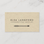 タンダンボールの名刺のエッジボヘミアン矢印 名刺 (正面)