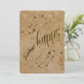 タンチャモイスレザープリントフラットホリデーカード シーズンカード (スタンド正面)