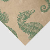 タンデクページのライトグリーンシーホース 薄葉紙 (詳細)