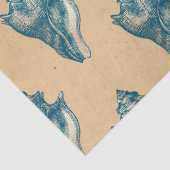 タンデクページの青い貝殻 薄葉紙 (詳細)