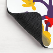 タンデムウォークマウスで単眼猫 マウスパッド (コーナー)