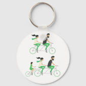 タンデムサイクリスト キーホルダー (正面)