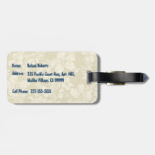 タンデムサーフィンのハワイのサーフボードの荷物のラベル ラゲッジタグ (裏面横)