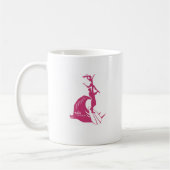 タンデムサーフィンの役人のマグ コーヒーマグカップ (左)