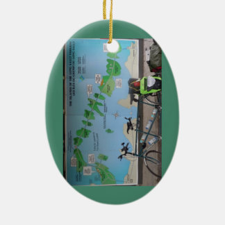 タンデムバイクのオーナメント セラミックオーナメント
