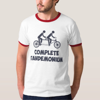 タンデムバイク完全なTandemonium Tシャツ