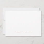 タンデムバイク |ツインズベビーシャワー 招待状 (裏面)