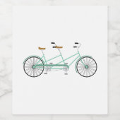 タンデムバイク ワインラベル (シングルラベル)