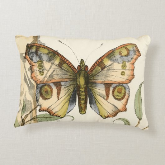 タンデムバタフライオーバーグリーン葉ズ アクセントクッション (裏面)