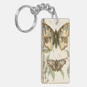 タンデムバタフライオーバーグリーン葉ズ キーホルダー (正面左)