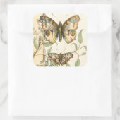 タンデムバタフライオーバーグリーン葉ズ スクエアシール (バッグ)