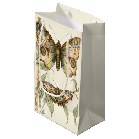 タンデムバタフライオーバーグリーン葉ズ スモールペーパーバッグ (正面アングル)