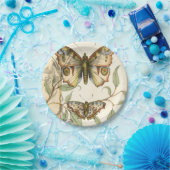 タンデムバタフライオーバーグリーン葉ズ ペーパープレート (パーティー)