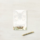 タンデムバタフライオーバーグリーン葉ズ ポストイット (デスク上)