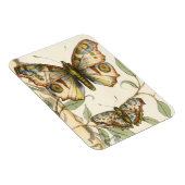 タンデムバタフライオーバーグリーン葉ズ マグネット (右側)