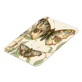 タンデムバタフライオーバーグリーン葉ズ マグネット (左側)