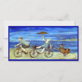 タンデム自転車で旅行する日付を保存 (正面)