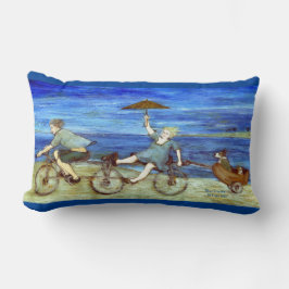 タンデム自転車で旅行する ランバークッション