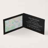 タンデム自転車とシャルボード、アンティークディーラー 名刺 (内部)