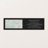 タンデム自転車とシャルボード、アンティークディーラー 名刺 (内部フラット)