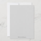 タンデム自転車の保存日付カード セーブザデート (裏面)